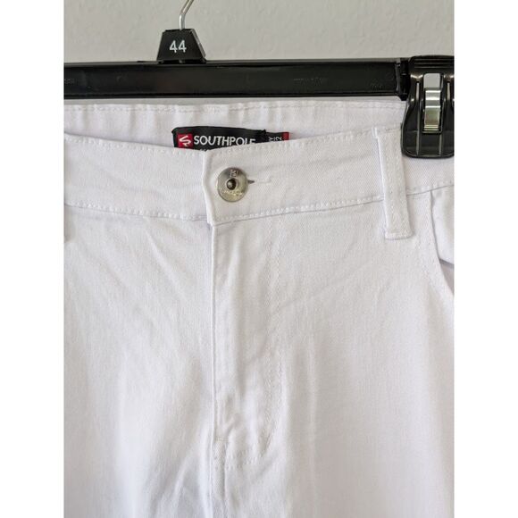 Y2K Southpole Skinny Jeans White Men's Size 36x32 - Picture 4 of 13